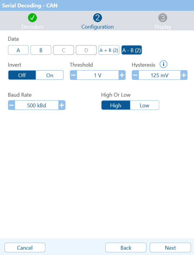 PicoScope Serial Decoding CAN