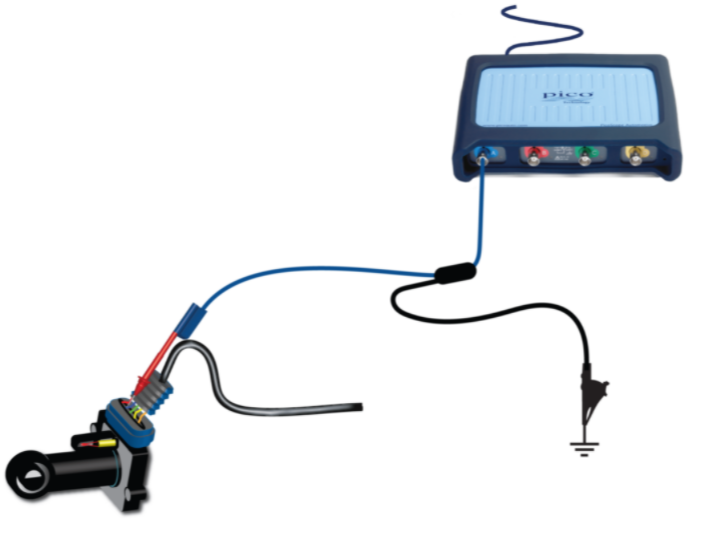 Test 8 Mass Airflow Sensor Setup