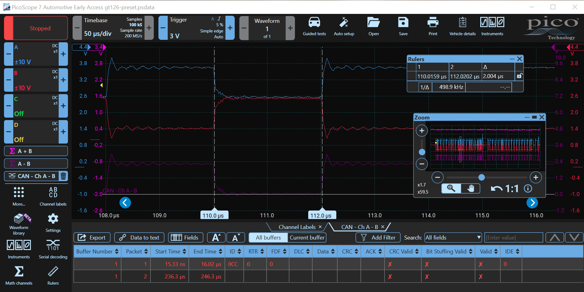 CAN Bus Calculating the Baud Rate